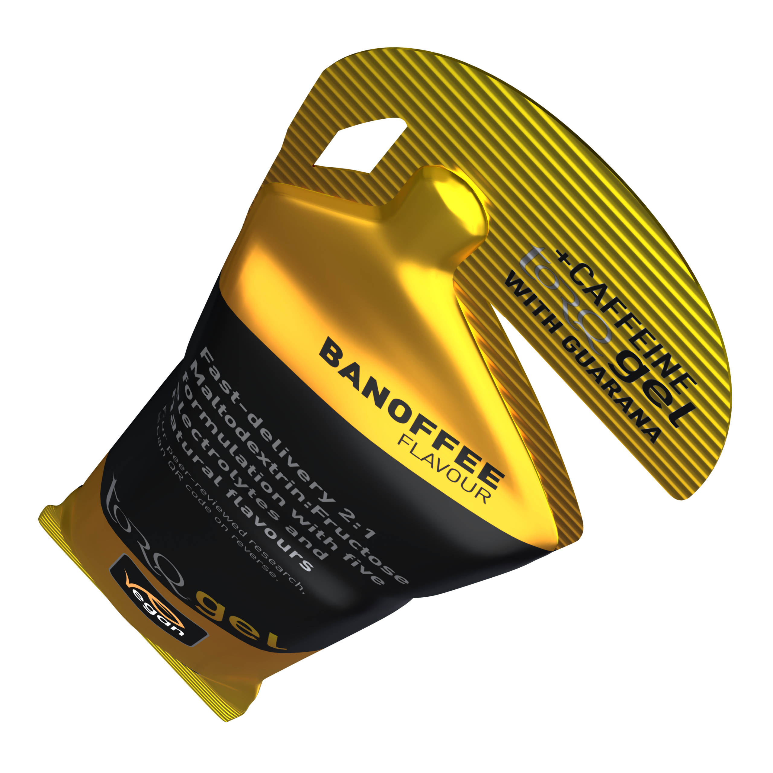 Sportgel Banan & Kola med Koffein (Guarana) - Bild 2